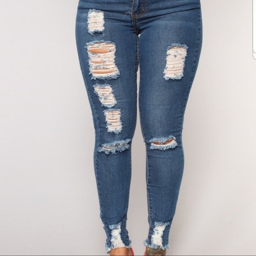 Distressed Jeans